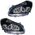Scheinwerfer Set für Renault Clio III 06.05-08.09 H7/H1/H7 mit Kurvenlicht IWT