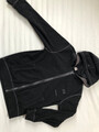 Junge Sweat Jacke Fleece Jacke schwarz s. Oliver Gr. 152 Hoodie mit Kapuze