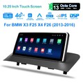 10,25 Android Apple Carplay Auto Radio GPS für BMW X3 F25 X4 F26 CIC NBT 4G WIFI