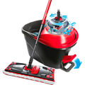 Vileda Wischer ULTRAMAX 2in1 TURBO Komplettset, Bodenwischer, schwarz