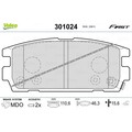 Valeo 301024 Bremsbelagsatz für HYUNDAI TERRACAN HP Bremse Bremsbeläge