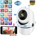 Funk Wlan Überwachungskamera Webcam 1080P HD WIFI IP Camera Innen IR Nachtsicht