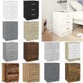 1/2er Set Nachttisch Nachtschrank Nachtkommode Nachtkonsole Tisch Holzwerkstoff
