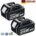 2 Stück - 18V/8,0Ah für Makita Akku BL1860B- 2er Set - 197422-4 BL1850 BL1830