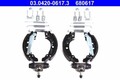 ATE 4x Bremsbacken Bremsbackensatz für Trommelbremse Original ATE Kit Hinten