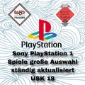 Sony Playstation 1 | Spiele | USK 18 | Auswahl | Händler | 04/25 ✅