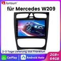 2+64G Android14 Carplay Für Mercedes C Class W209 W203 9"Autoradio GPS Navi WIFI