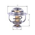 GATES TH42895G1 Thermostat, Kühlmittel für Vw Skoda Audi Seat