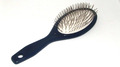 Haarbürste dunkelblau Marine ohne Noppen  Massagebürste Haar Bürste Tierbürste