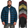 Urban Classics Checked Flanell Shirt Flanellhemd Holzfäller kariert Herren -5XL