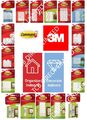 3M COMMAND Streifen groß, mittel, klein zum beschädigungsfreien Bild-/Posteraufhängen