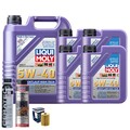 Motoröl 5W40 LIQUI MOLY High Tech 9L+BOSCH Ölfilter +Ölschlammspülung +Cera Tec