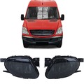 Nebelscheinwerfer Set Schwarz Smoke für Mercedes E W211 02-06 Sprinter 906 06-13