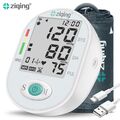 ziqing Blutdruckmessgerät Oberarm Pulsmesser Pulsmessung LCD Display Blutdruck
