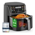 Heißluftfritteuse XL 8,5L, Air Fryer mit Sichtfenster, 1785W Heissluftfritteuse