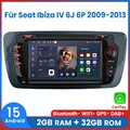 Für Seat Ibiza IV 6J 6P 2009-2013 Carplay Android Autoradio GPS Navi DAB+ 2+32GB
