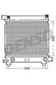 DENSO Kühler, Motorkühlung DRM32051 für AUDI SEAT SKODA VW