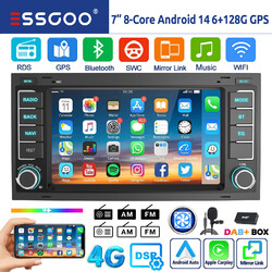 Für VW T5 Transporter Multivan Carplay 6+128G Android14 Autoradio GPS RDS 4G Kam