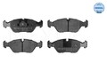 Bremsbelagsatz Scheibenbremse MEYLE 025 206 2919 für 928 E30 E24 E28 BMW PORSCHE