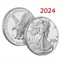American Eagle 1 Unze Silber 2024 USA One Dollar 1 Unze 999 Silbermünze