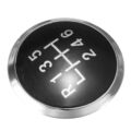 106022 SCHALTKNAUF EMBLEM 6-GANG FÜR VW TRANSPORTER V T5 CHROMFARBEN ABDECKUNG
