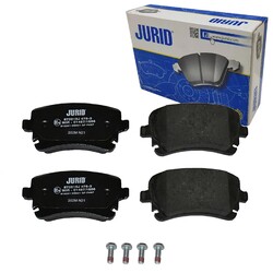 JURID BREMSBELÄGE HINTEN passend für AUDI A4 A6 A8 BENTLEY CONTINENTAL | 573219J