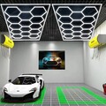 5X 14X Hexagon LED Lampe Röhren Werkstatt Garage Wand Decken Leuchte Beleuchtung