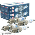 4x BOSCH FR5KPP332S Zündkerze 0 242 245 576 Audi A1 A3 A4 Seat Leon VW Golf Eos