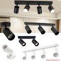 Deckenleuchte schwenkbar LED Deckenstrahler Deckenlampe 1/2/3/4-flammig Schwarz