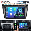 Carplay Android 13 Autoradio GPS NAVI 64GB DAB+ Für Mazda 6 GH GG 2007-2012 KAM