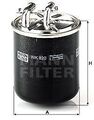 KRAFTSTOFFFILTER MANN-FILTER WK 820 FÜR MITSUBISHI COLT 6 Z2A Z3A