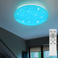 RGB LED Decken Lampe Schlaf Zimmer Sternen Effekt Farbwechsel Leuchte DIMMBAR