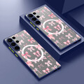 Magsafe Hülle für Samsung S25 Ultra S24 FE S23 S22 A56 A36 A15 Bogen Magnet Case