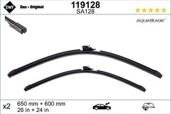 Wischblatt Scheibenwischer DAS ORIGINAL AQUABLADE SWF 119128 für MERCEDES B907