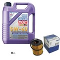 MAHLE Ölfilter 5 L LIQUI MOLY 5W-40 Leichtlauf High Tech für Suzuki Wagon R+ 1.3