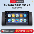 4+64G CarPlay Android 13 Autoradio GPS Navi RDS für BMW E39 E53 X5 5er 1999-2005