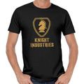 KNIGHT INDUSTRIES Rider Michael David Hasselhoff Kitt Foundation 80s Fun T-Shirt
