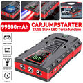 99800mAh Auto KFZ Starthilfe Jump Starter 5000A Ladegerät Booster Powerbank PKW