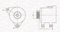 MAGNETI MARELLI Lichtmaschine Generator Lima 063731747010 für OPEL ASTRA A04 S93