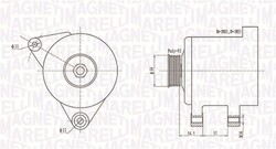 MAGNETI MARELLI Lichtmaschine Generator Lima 063731747010 für OPEL CORSA X01 A04