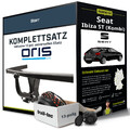 Anhängerkupplung ORIS starr für SEAT Ibiza ST (Kombi) +E-Satz AHK
