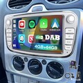 64GB DAB+ Carplay Für Ford Focus MK2 MK II 2008-2011 Autoradio Android 14+Kamera