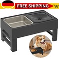 Futterstation Hund Hundenapf Napfhalter Futterbar erhöht Fressnapf Hundebar DE