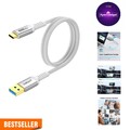 Sunguy USB C Kabel 0.6m - Schnellladen & High-Speed Datenübertragung