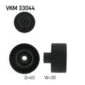 SKF VKM 33044 Umlenk-/Führungsrolle Keilrippenriemen Rechts für Ford Peugeot