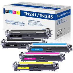 5x TONER Compatible with BROTHER MFC-9142CDN-9332CDW HL-3142CW 3152CDW TN241 XL