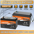 LiFePO4 Akku 12V 150Ah 100Ah 50Ah Lithium Batterie BMS für Solar Off-grid RV 