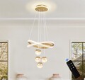 LED Pendelleuchte Dimmbar Hängelampe Esstisch Küchenlampe Licht Pendellampe +FB