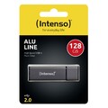 Intenso USB Stick 128GB Speicherstick Alu Line anthrazit