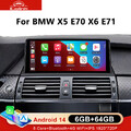 Android 14 Autoradio Für BMW X5 E70 X6 E71 CCC DAB+ CarPlay 6+64GB GPS Navi SWC